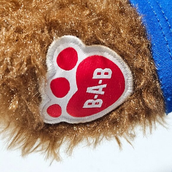 Build a Bear Happy Birthday Teddy Bear 14 inch Plush Blue T-Shirt Stuffed Animal - Picture 9 of 12